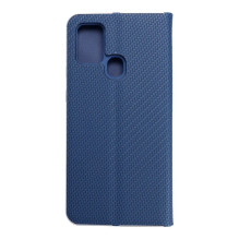 Flip case for Samsung A21s Luna Book Carbon blue