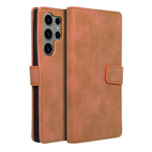 Flip case for Samsung S23 ULTRA Tender Book brown Flip case for Samsung S23 ULTRA Tender Book brown