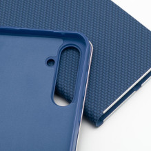 Flip case for Xiaomi Redmi NOTE 10 5G / Poco M3 PRO / Poco M3 PRO 5G Luna Book Carbon blue