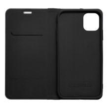 iPhone 13 Luna Book atverčiamas dėklas, anglies juodumo iPhone 13 Luna Book atverčiamas dėklas, anglies juodumo