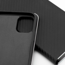iPhone 13 Luna Book atverčiamas dėklas, anglies juodumo iPhone 13 Luna Book atverčiamas dėklas, anglies juodumo