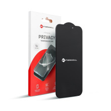 Grūdintas stiklas iPhone 13 PRO / 14 Forcell Privacy Glass, juodas Grūdintas stiklas iPhone 13 PRO / 14 Forcell Privacy Glass, juodas