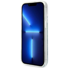 GUESS dėklas IPHONE 13 / 14 / 15 GUHCP14SLFLSN (gėlių skysto blizgučio imitacija) žalias GUESS dėklas IPHONE 13 / 14 / 15 GUHCP14SLFLSN (gėlių skysto blizgučio imitacija) žalias