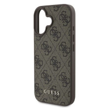 GUESS case for IPHONE 16 GUHCP16SG4GFBR (PU 4G Classic) brown
