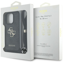 GUESS case for IPHONE 16 Pro Max GUHCP16XP4GMGCRK (CBDY PU 4G Big Logo W / Cord Strap) black GUESS case for IPHONE 16 Pro Max GUHCP16XP4GMGCRK (CBDY PU 4G Big Logo W / Cord Strap) black