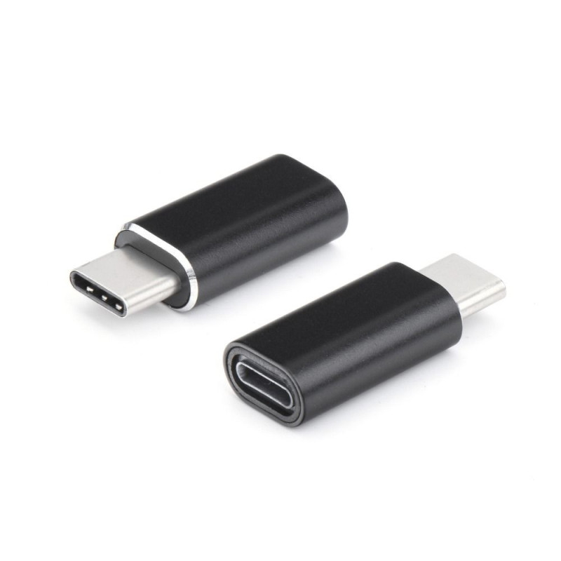 Adapteris „Lightning“ (lizdas) į C tipo (kištukas), juodas