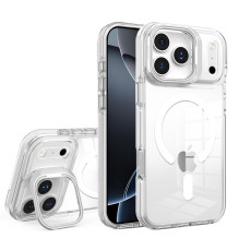 „Samsung S26“ objektyvo dėklas, suderinamas su „MagSafe“, baltas