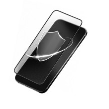 Grūdintas stiklas iPhone 15 PRO MAX Forcell matinis stiklas, juodas