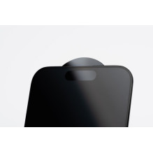 Grūdintas stiklas iPhone 15 PRO MAX Forcell matinis stiklas, juodas