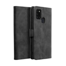 Atverčiamas dėklas, skirtas „Samsung A21s Tender Book“, juodas Atverčiamas dėklas, skirtas „Samsung A21s Tender Book“, juodas