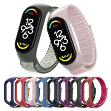 Nylon strap for XIAOMI Mi Band 5 / 6 / 7 black (05)