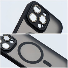 „iPhone 17 Pro Max“ / „18 Pro Max“ dėklas (žemas kameros kraštas), „Variete Mag Cover“, suderinamas su „MagSafe“, juodas „iPhone 17 Pro Max“ / „18 Pro Max“ dėklas (žemas kameros kraštas), „Variete Mag Cover“, suderinamas su „MagSafe“, juodas