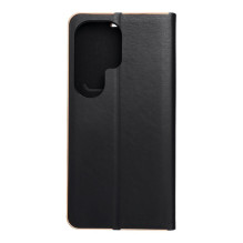 Atverčiamas dėklas, skirtas „Samsung S26 ULTRA Luna Book“, auksinis, juodas