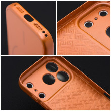 „iPhone 15 PRO Make 17“ dėklas, suderinamas su „MagSafe“, oranžinis
