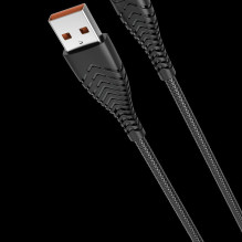 Cable USB A to Typ C VEGER 2,4A V104 1,2 m black Cable USB A to Typ C VEGER 2,4A V104 1,2 m black