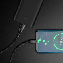 USB A–C tipo laidas VEGER 2,4A V104 1,2 m juodas