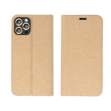 Atverčiamas dėklas, skirtas „Samsung A57 5G Luna Book“, auksinis, auksinis Atverčiamas dėklas, skirtas „Samsung A57 5G Luna Book“, auksinis, auksinis