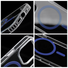 Dėklas, skirtas „Samsung A27 Drop Glue“ spalvotam žiediniam „MagSafe“ dėklui, šviesiai mėlynas Dėklas, skirtas „Samsung A27 Drop Glue“ spalvotam žiediniam „MagSafe“ dėklui, šviesiai mėlynas