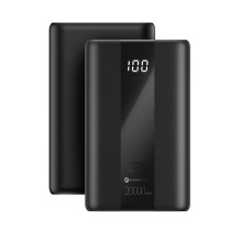 Powerbank Forcell F-Energy Energo P20K2 QC3.0 PD 3A 22,5W 20000 mAh black Powerbank Forcell F-Energy Energo P20K2 QC3.0 PD 3A 22,5W 20000 mAh black