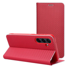 Flip case for Samsung S26 ULTRA Luna Book Carbon red Flip case for Samsung S26 ULTRA Luna Book Carbon red
