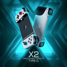 „GameSir X2 Type-C“ 2021 m. versijos „Android“ mobilusis žaidimų valdiklis su maksimaliu išmaniojo telefono fiksatoriumi