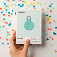 Chipolo LOOP - Rechargeable Bluetooth Tracker with Silicone Loop for iOS &amp; Android, Mint
