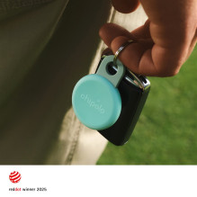 Chipolo LOOP - Rechargeable Bluetooth Tracker with Silicone Loop for iOS &amp; Android, Mint