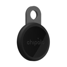 Chipolo LOOP - Rechargeable Bluetooth Tracker with Silicone Loop for iOS &amp; Android, Charcoal