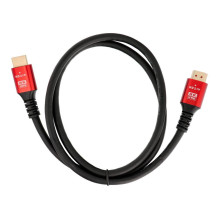 HDMI 2.1 kabelis 8K 60Hz / 4K 120Hz - itin didelės spartos, HDR, eARC, VRR, 48Gbps 5 m, juodas HDMI 2.1 kabelis 8K 60Hz / 4K 120Hz - itin didelės spartos, HDR, eARC, VRR, 48Gbps 5 m, juodas