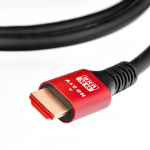 HDMI 2.1 kabelis 8K 60Hz / 4K 120Hz - itin didelės spartos, HDR, eARC, VRR, 48Gbps 5 m, juodas HDMI 2.1 kabelis 8K 60Hz / 4K 120Hz - itin didelės spartos, HDR, eARC, VRR, 48Gbps 5 m, juodas