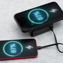 Daugiafunkcis įkroviklis Forcell F-Energy 6in1 USB A + USB C PD 45W + išorinė baterija 15000 mAh + belaidis įkrovimas 15 Daugiafunkcis įkroviklis Forcell F-Energy 6in1 USB A + USB C PD 45W + išorinė baterija 15000 mAh + belaidis įkrovimas 15