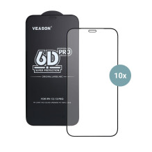 6D Pro Veason Glass (10in1 rinkinys) - skirtas Samsung Galaxy A36 / A56, juodas 6D Pro Veason Glass (10in1 rinkinys) - skirtas Samsung Galaxy A36 / A56, juodas