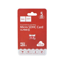 HOCO atminties kortelė microSD 16GB, 10 klasė HOCO atminties kortelė microSD 16GB, 10 klasė
