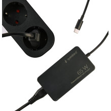 NB ACC kintamosios srovės ADAPTERIS 65 W / NPA-AC-PDQC65-01 GEMBIRD NB ACC kintamosios srovės ADAPTERIS 65 W / NPA-AC-PDQC65-01 GEMBIRD