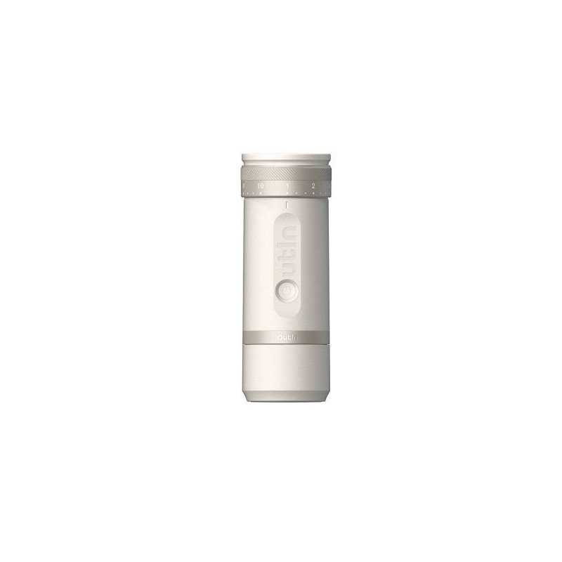 OutIn Fino Portable Espresso Machine, 28 Grinding Options, 1000mAh, Stone White EU