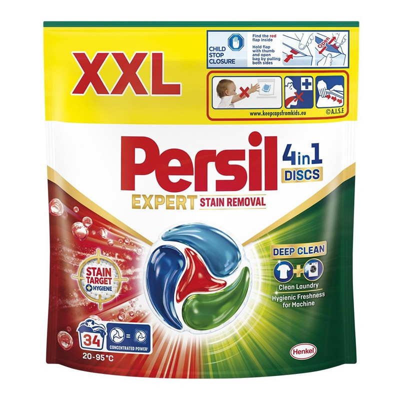 KAPSULĖS SK PERSIL DISCS STAIN REM 34VNT