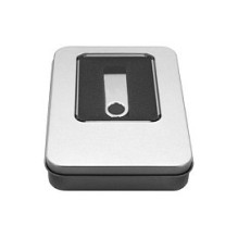 STICK MediaRange Aluminum Box for Storing USB Sticks, Silver
