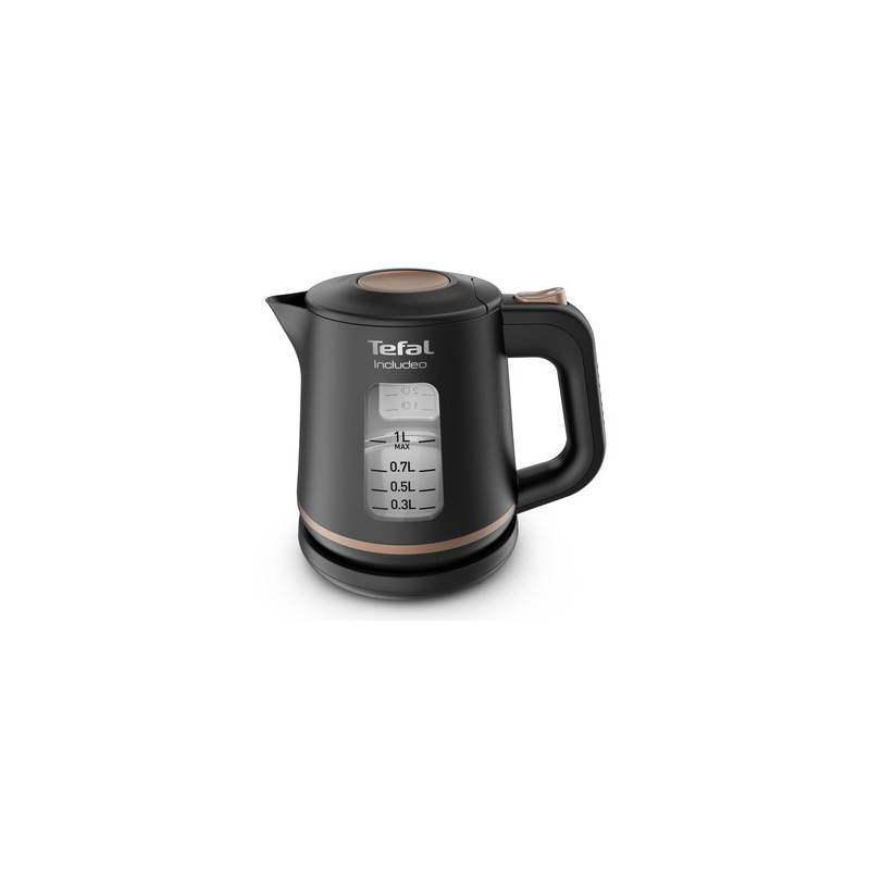 Tefal Includeo KI5338 electric kettle 1 L 2400 W Black