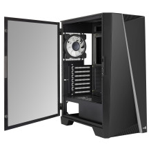 Midi AeroCool Mirage (Black / Win / RGB)mi.ATX / ATX / ITX