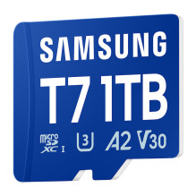 SAMSUNG T7 microSD memory card 1TB for smartphones, tablets and handheld consoles, up to 170MB/s read speed MB-MB1T0T / 