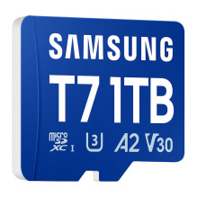 SAMSUNG T7 microSD memory card 1TB for smartphones, tablets and handheld consoles, up to 170MB/s read speed MB-MB1T0T / 