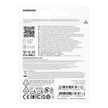 KORTELĖ SAMSUNG T9 microSD Speicherkarte 256GB bis zu 200 MB / s Lesen ir 130 MB / s Schreiben MB-MH256T / WW