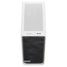 „Fractal Design Meshify 2 Compact RGB White TG Clear Tint“ žaidimų kompiuterio korpusas, MIDI