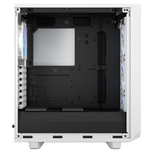 „Fractal Design Meshify 2 Compact RGB White TG Clear Tint“ žaidimų kompiuterio korpusas, MIDI