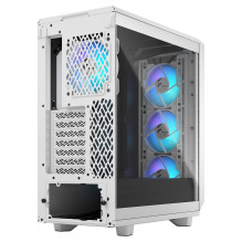 „Fractal Design Meshify 2 Compact RGB White TG Clear Tint“ žaidimų kompiuterio korpusas, MIDI