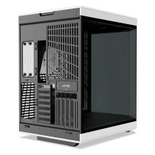 HYTE Y70 Dual-Chamber ATX Midi Tower Gaming Case Black/White with Glass Window