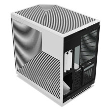 HYTE Y70 Dual-Chamber ATX Midi Tower Gaming Case Black/White with Glass Window