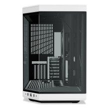 HYTE Y70 Dual-Chamber ATX Midi Tower Gaming Case Black/White with Glass Window