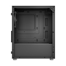 Mini Aerocool CS-111-G-BK-v1 (black, Tempered Glass)