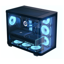 Midi Aerocool P500C-G-BK-v1 (black, Tempered Glass x 3)